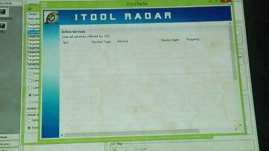itool radar setup